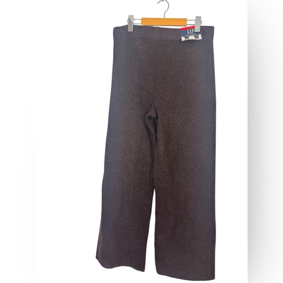 NWT Gap Brown CashSoft Shaker Stitch Knit Pants -Size M - Picture 6 of 8